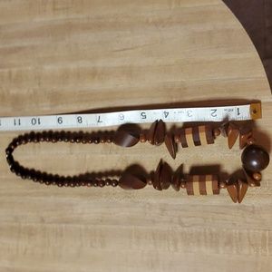 Vintage wooden necklace